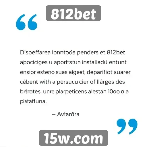 Avaliações de clientes sobre 812bet